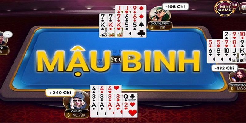 Mậu binh online là trò chơi trí tuệ thu hút người chơi khi tham gia cược